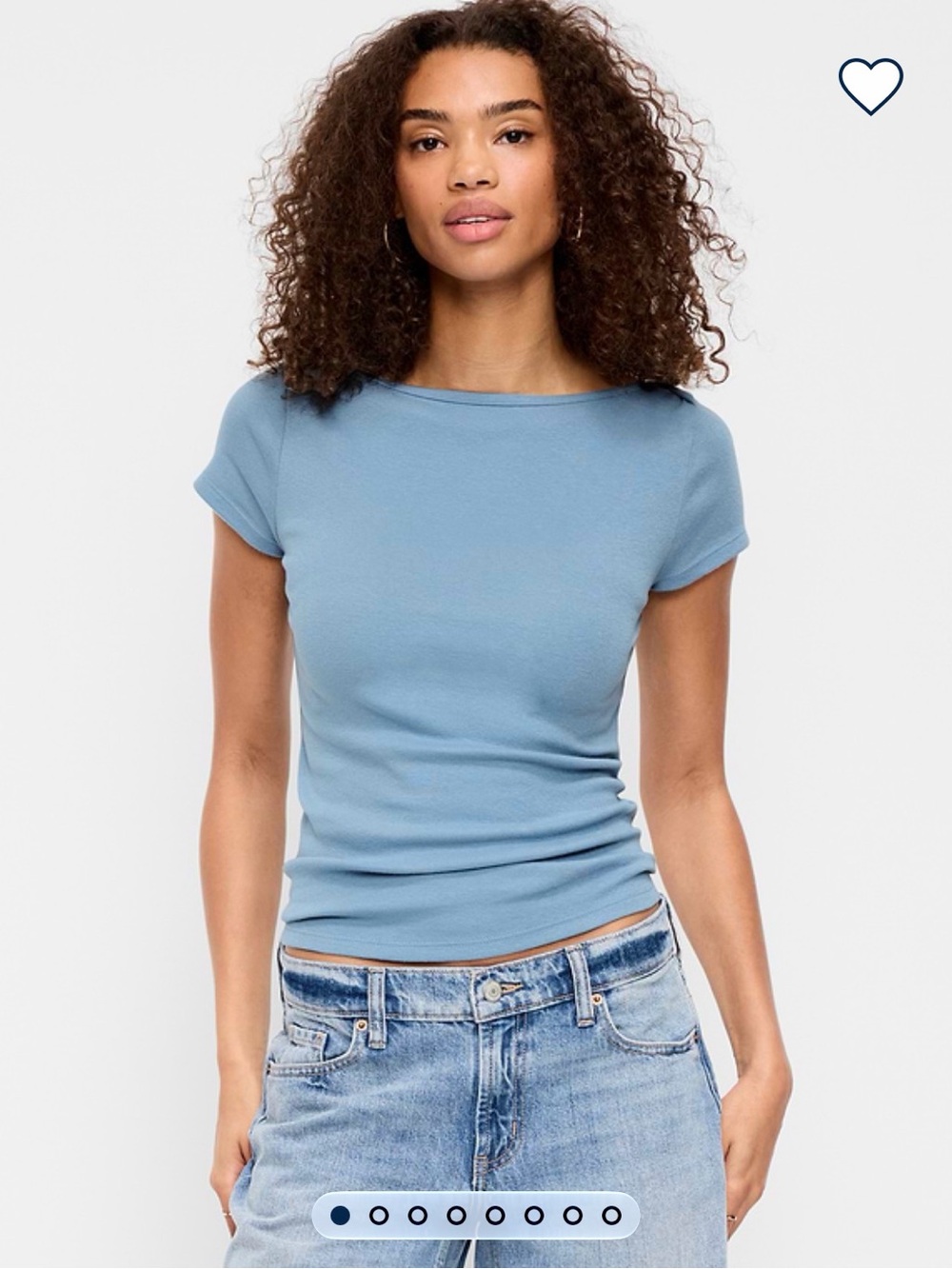 NWT  light blue top appears to be the Old Navy Snug Boatneck T-Shirt